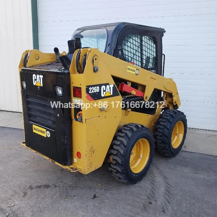economic loader Used CAT 226 mini loader with good condition cheap for sale Second hand with High quality with low price