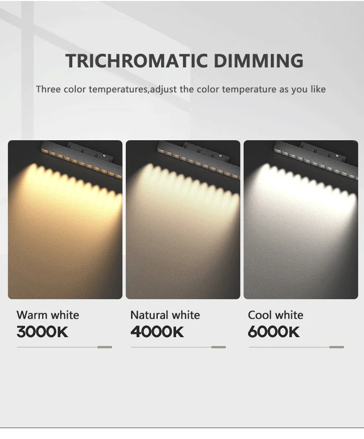 DGLUX Best Price Track Light Magnetic Led Linear Ceiling Pendant Spot Magnetic Tube Bal Lights Rails Ultra Slim Magnet Track