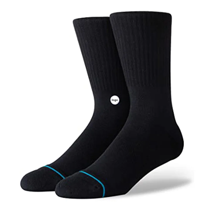 Blank White Sublimation Socks Printable Athletic Crew Sock Custom Heat transfer sublimation socks