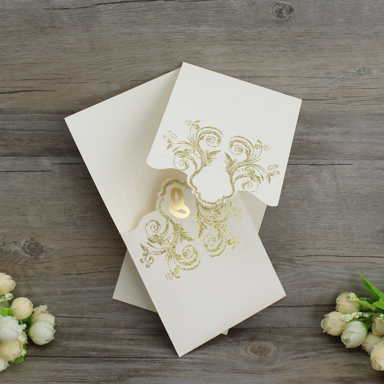 Hindu Creative Elegant Pocket Wedding Invitation Cards customized birthday invitation cards table cards