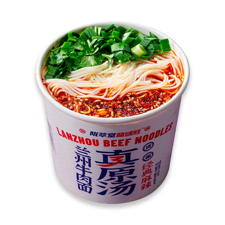Chinese Noodle Manufacturer Buldak Ramen Wheat Flour Non-Fried Cup Packing Instant Noodles