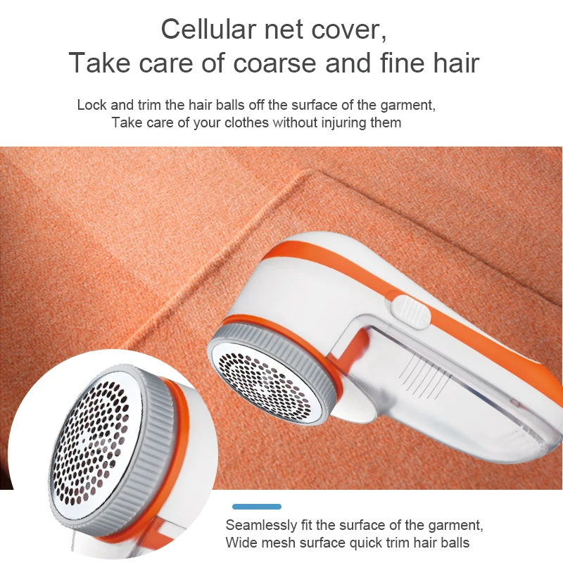 DL-2015Sweater Shaver Trimmer Clothes Fur Fuzz Cleaner Lint Shaver Electric Lint Remover USB Rechargeable Portable Fabric Shaver
