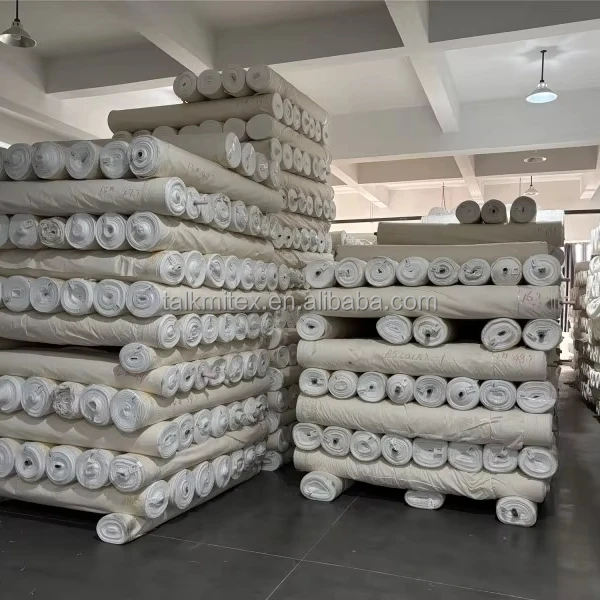 High quality Bamboo grey Cotton Fabric Popular Exports 100% polyester greige fabric