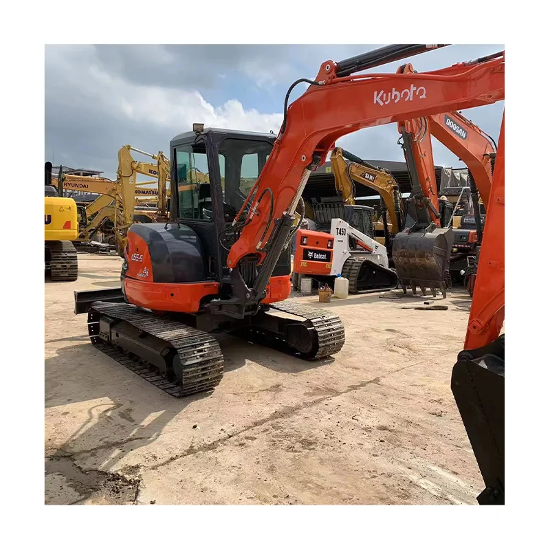Used 5 Tons Mini Excavator For Sale Kubota U55 KX155 Used Crawler Excavators In Stock