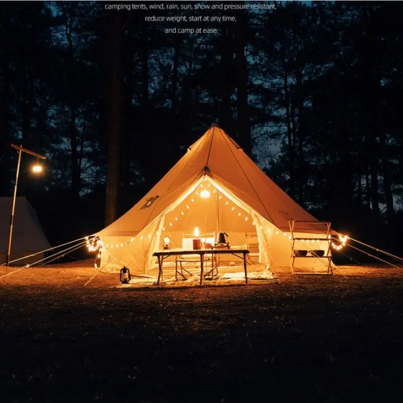 Four season heavy duty  large waterproof yurt bell cotton canvas large tent outdoor for sale