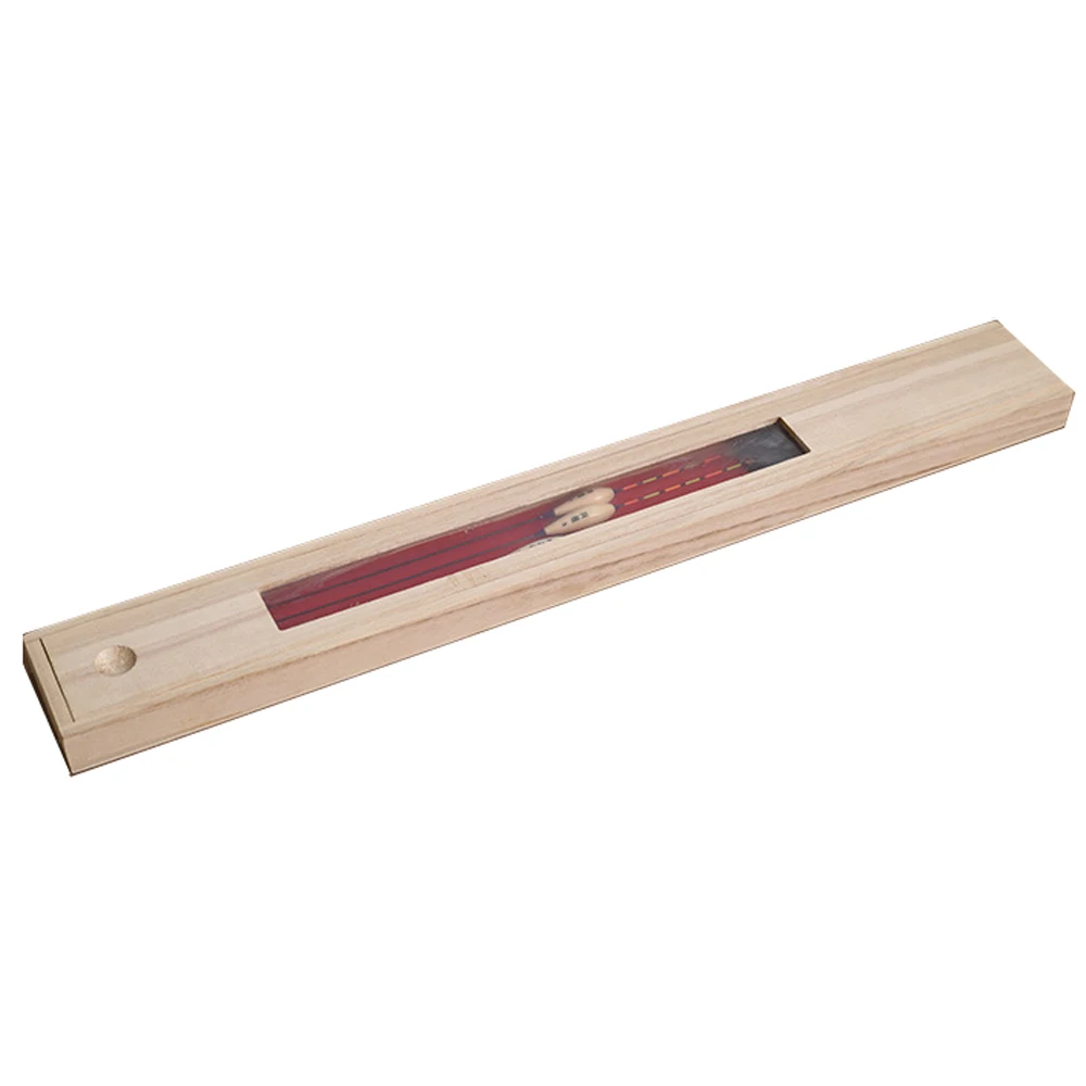 multipurpose wood float box wooden fishing line storage box sliding lid fishing tools stash box