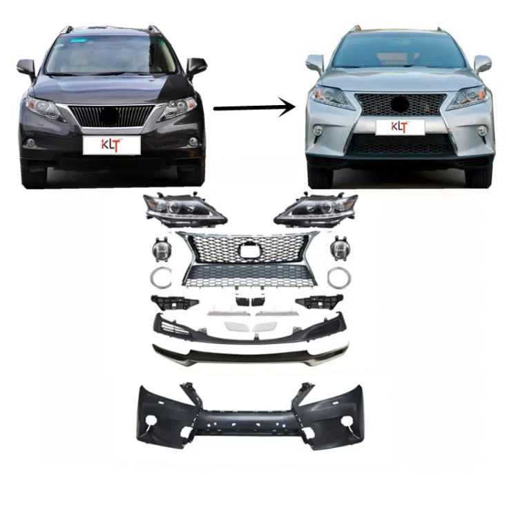 LDR High Quality PP Facelift Car Bumper Body Kits For Lexus Rx 2009 Upgrade To 2012 New Face