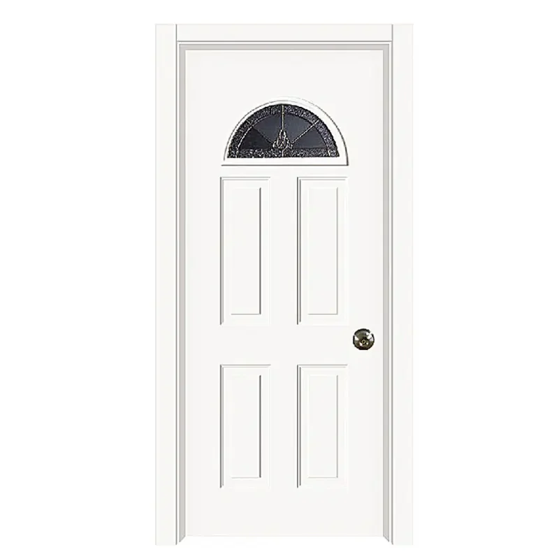 Most Popular Simple Design Wood Door Eco-Friendly Soundproof Inside Door Solid Wooden