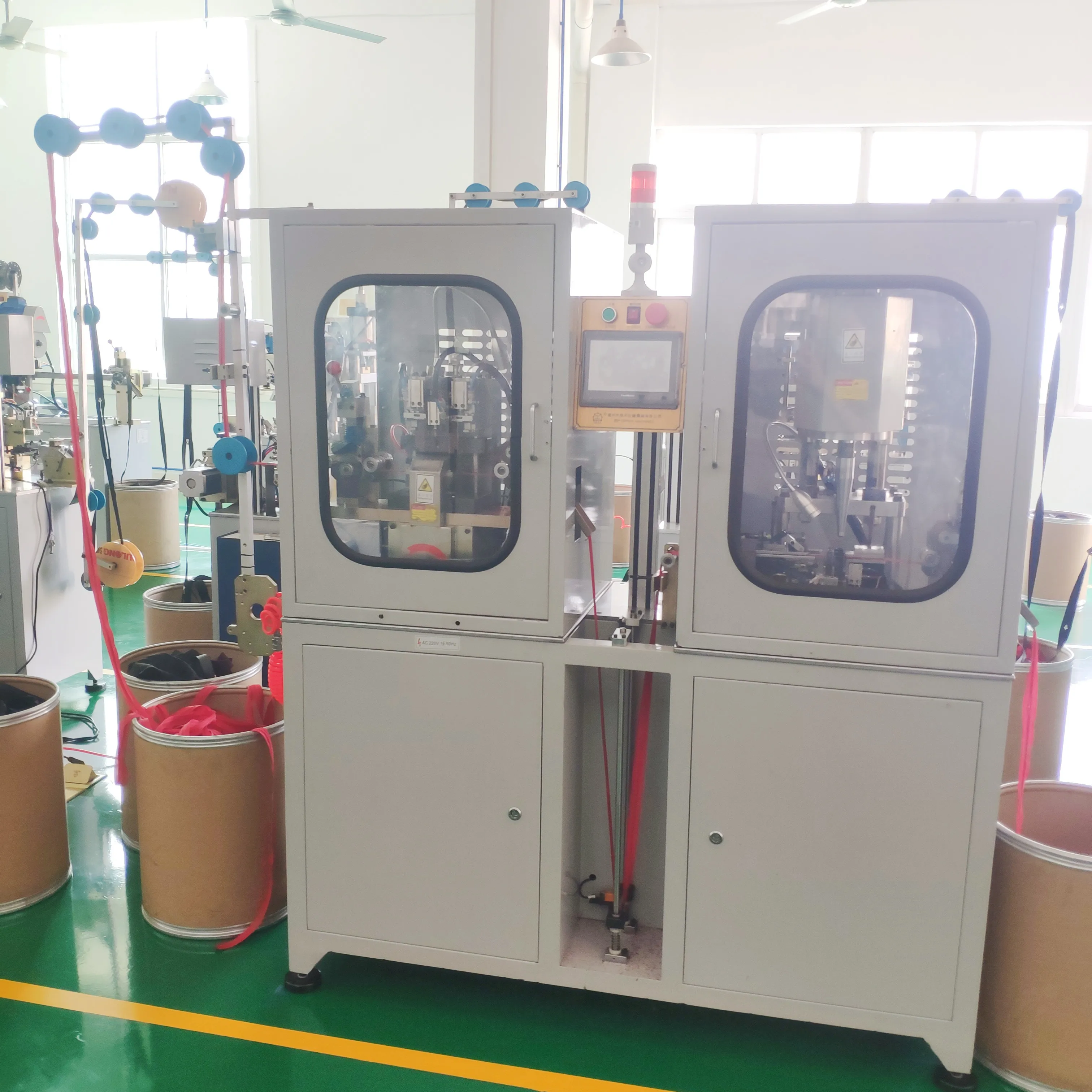 Manufacturer Zhenyu CNC Invisible Gapping, Stripping And Bottom Stop Machine