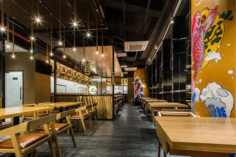 RF-82 Korean Luxury Wooden Hotel Fine Dining Restaurant Furniture