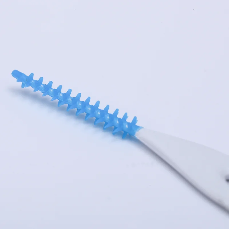 Sell customized bird-shaped elastic massage glue interdental brush.