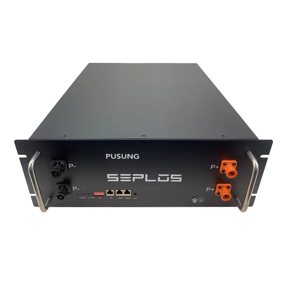 TUV certification Seplos PUSUNG-R 48V 100Ah Lifepo4 5kwh 10kwh 20kwh 30kwh Lithium Rack Mounted Solar
