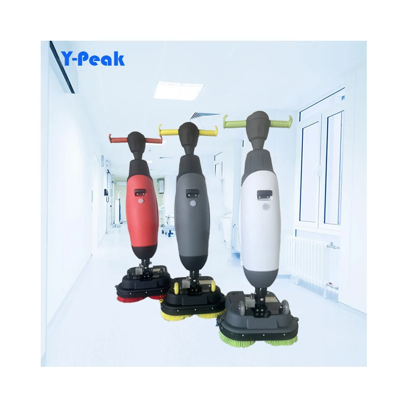 High Quality Commercial Floor Scrubber Mini Automatic Hand Push Cleaning Machine for Manufacturing Plants