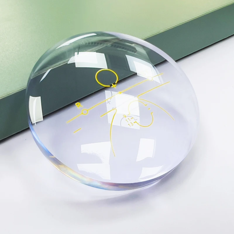 CR39 semi finished photochromic lenses SF 1.56 photogrey brown progressive AR coating optical lens