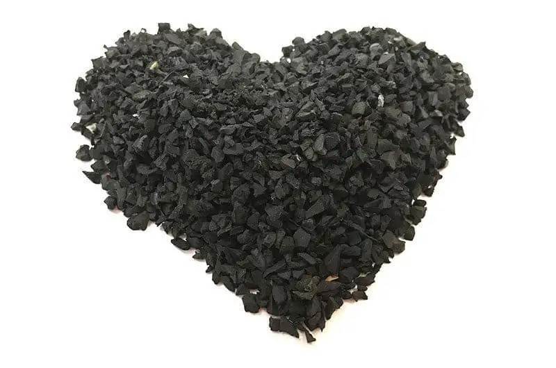 Unisport Hot Sale 1-3Mm Factory Price Black Color Rubber Tire For Artificial Infill Football Grass Custom