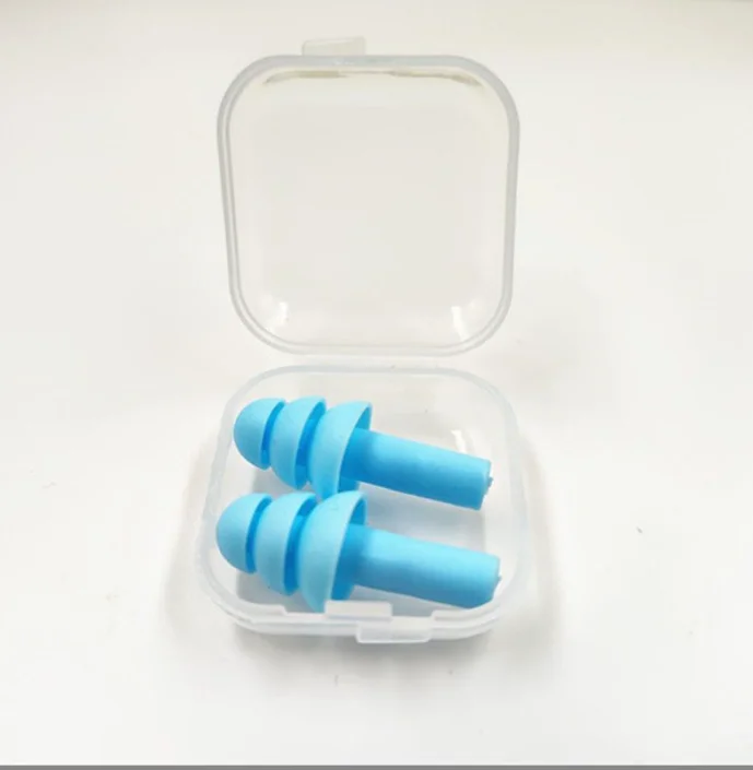 Водонепроницаемые силиконовые беруши для плавания/Силиконовые плавания взрослых/беруши с коробкой