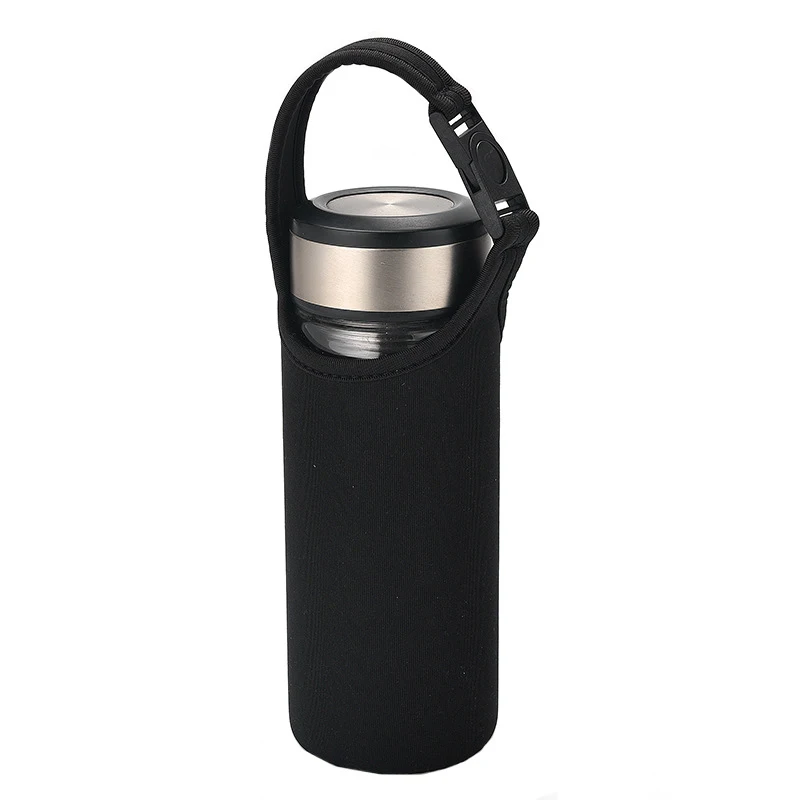 Wholesale New Style Insulated Bottle Sleeve Bag Glass Water Bottle Carrier Bag