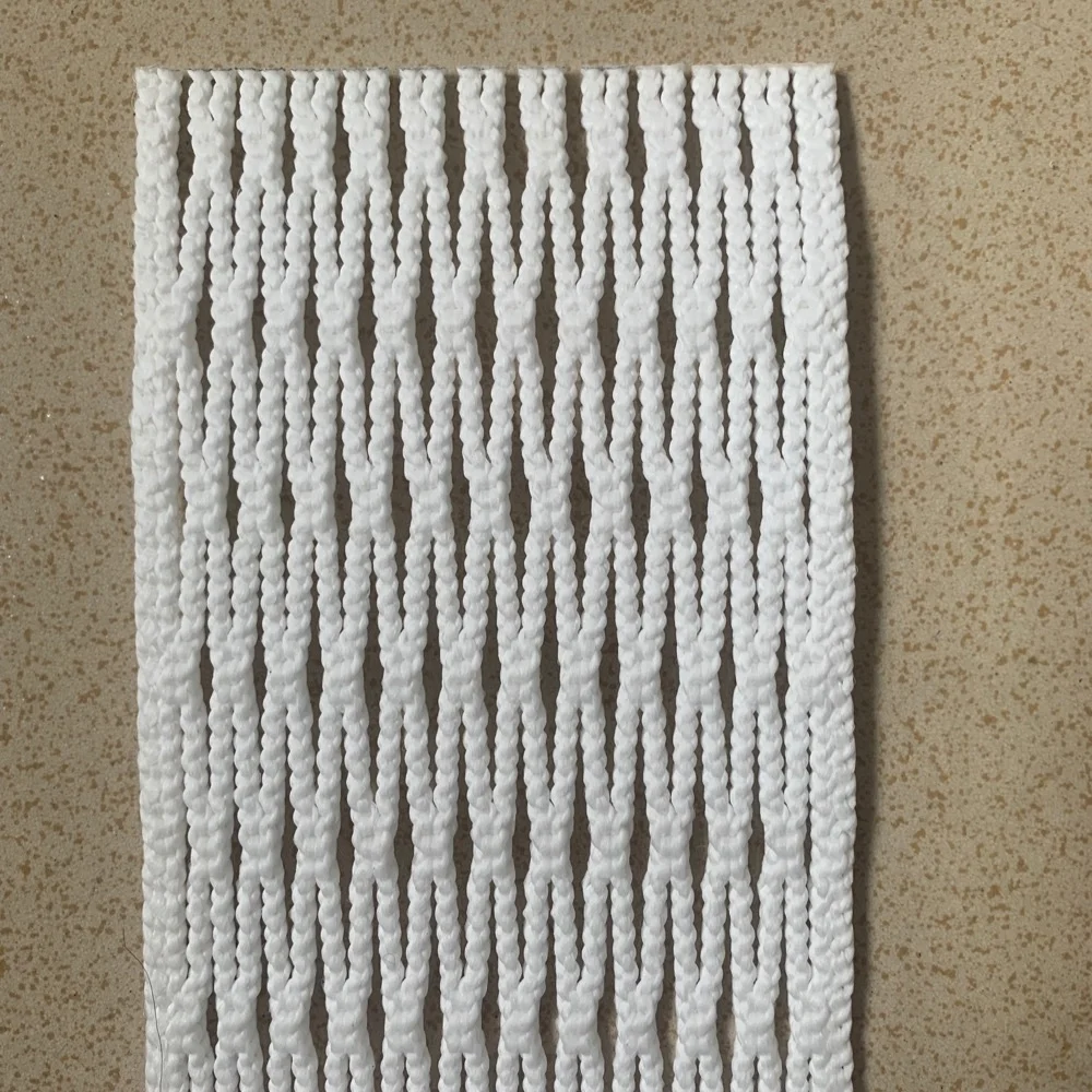 Heavy Duty White Coated Lacrosse Traditional Hard Mesh Goalie Lacrosse Stick Mesh