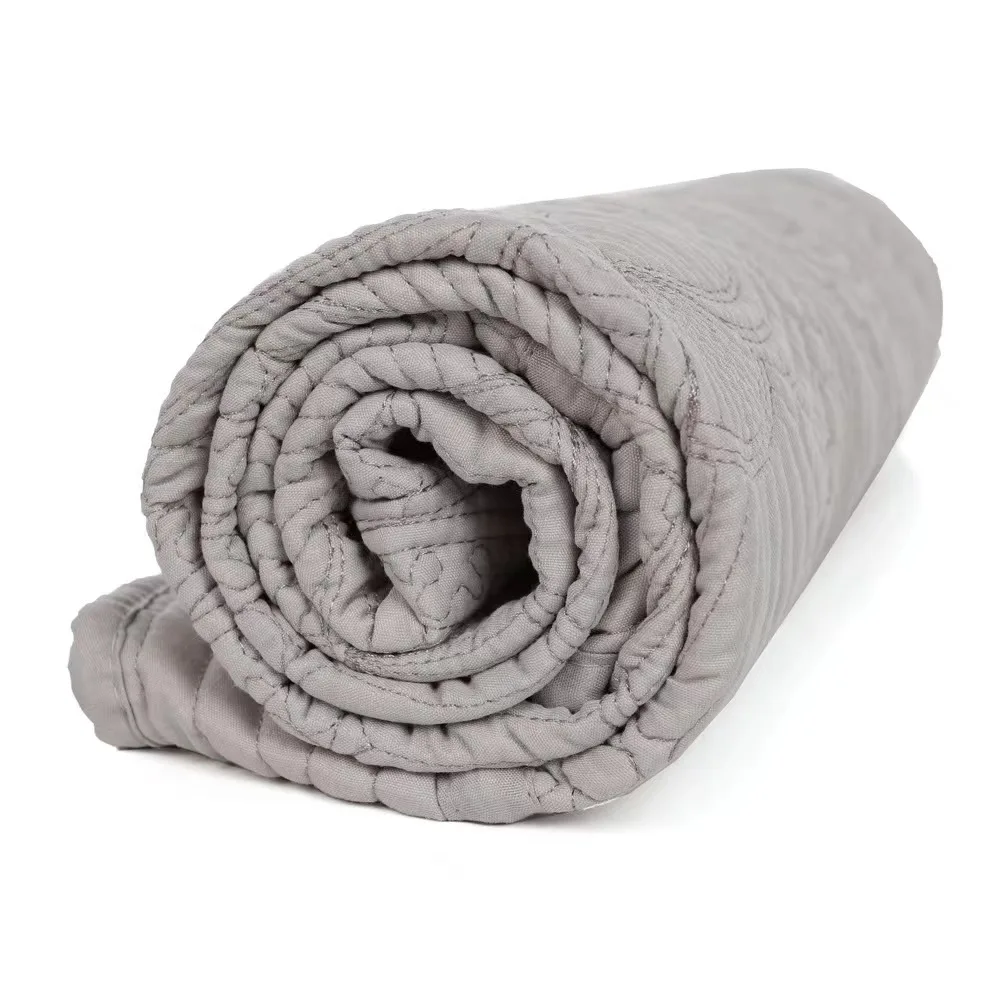 Wholesales Custom 100% Organic Cotton Blanket Thicken Muslin Swaddle Wrap Baby Quilt for