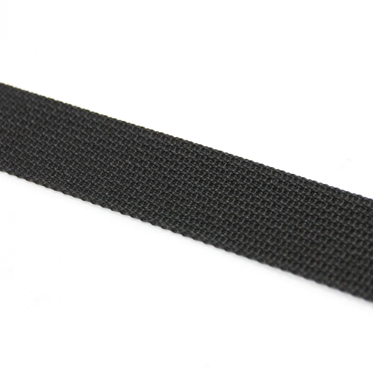 Manufacturers 1Inch Black and White Red Polypropylene PP Webbing Backpack Bundled Nylon Luggage Woven Webbing