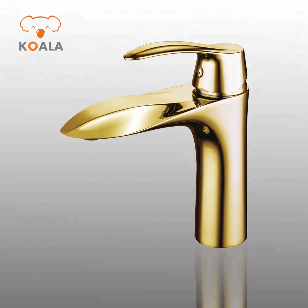 Nice Water-saving Venus Novelty Caravan Wc Solid Gold Fountain Chrome Gold-plated Bathroom Faucet