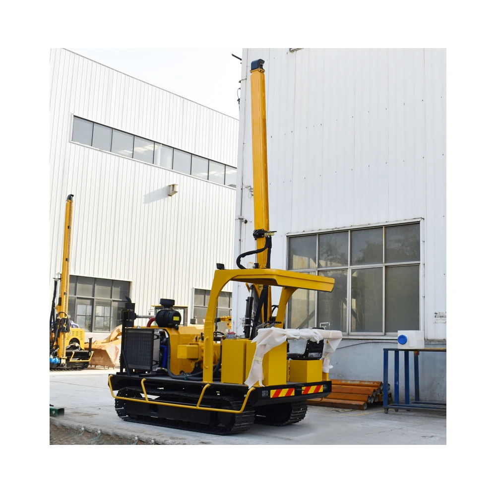 High-quality solar pile driver photovoltaic pile driver has a length of 6 meters and the most advantageous price easy to use