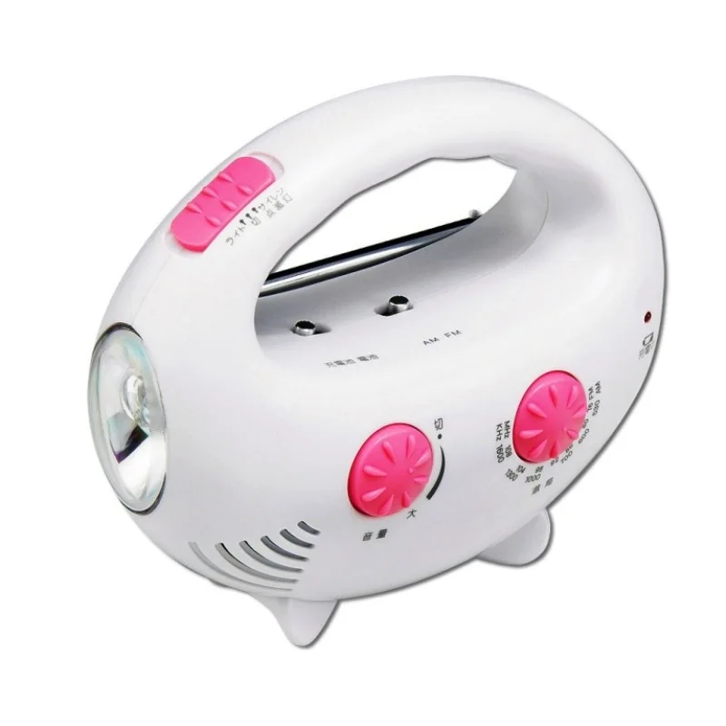 Dynamo emergency light radio with power bank with Burglar alarm