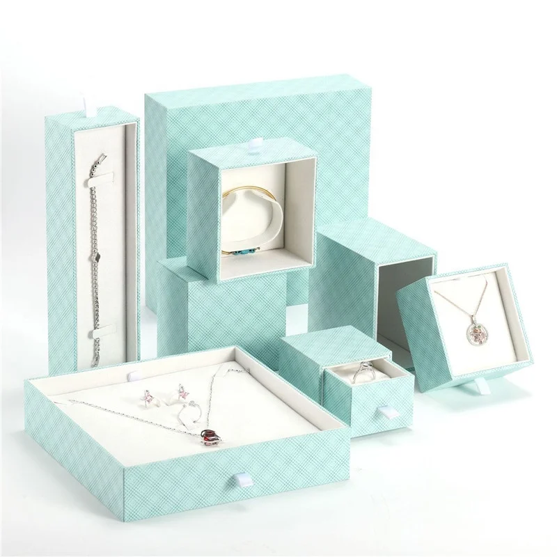
Velvet Ring Box Bow-Knot Wedding Jewelry Packaging Gift Box Showcase Display light baby blue jewelry box 