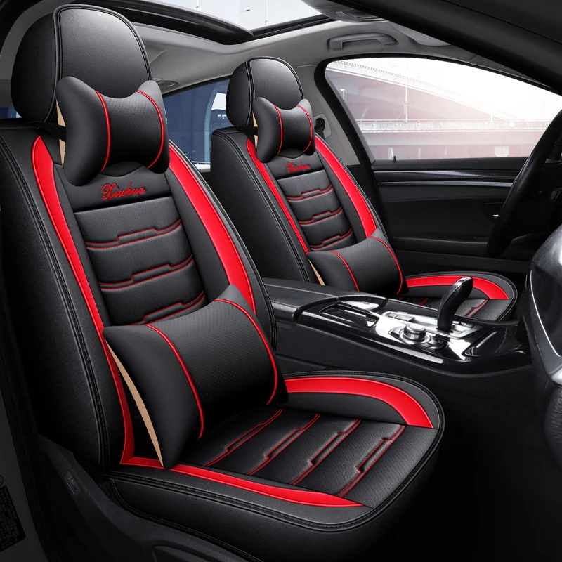 Wholesale Luxury Design Car Seat Cover Full Set PU Leather Car Seat Covers