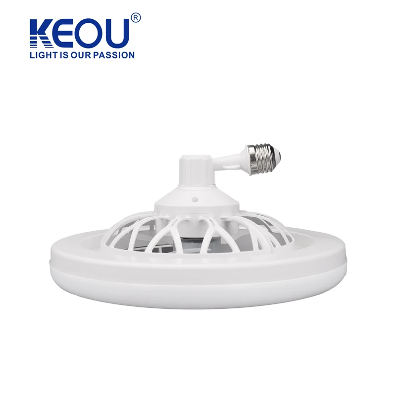 Keou Remote Control Adjustable Wind Speed And CCT 50W Bedroom Ceiling Fans With Lights
