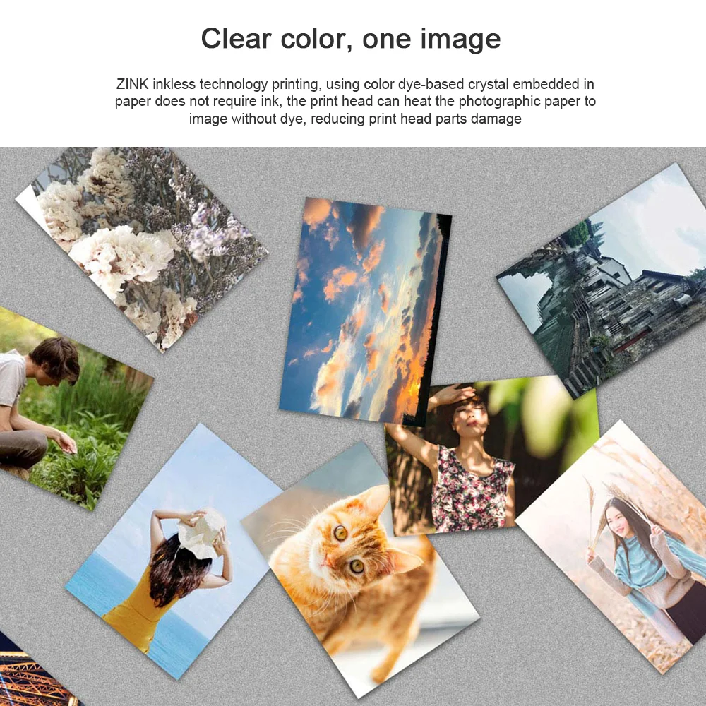 
Xiaomi Mi Pocket Printer 300dpi Portable Photo Mini DIY Share Wireless AR Video Printing 500mAh Pocket Printer 