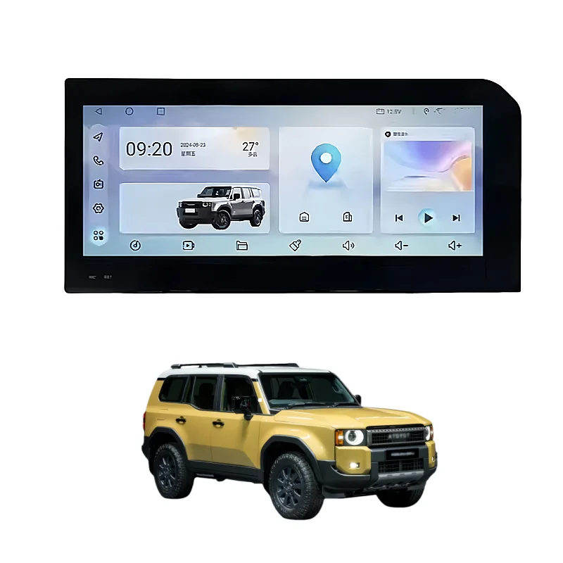 Для Toyota Prado LC250 недорогой обновленный до высококачественного 2024 мультимедийный плеер с 4G радио Carplay DSP GPS 360 панорамная навигация