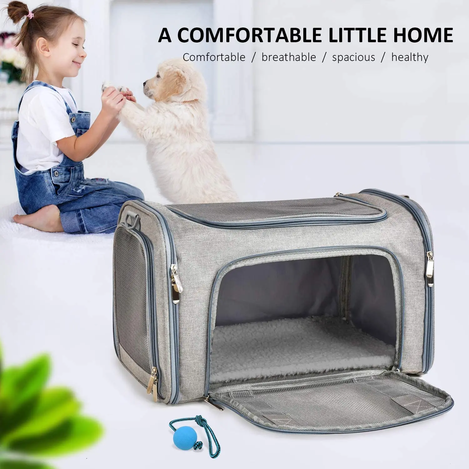 Cat Carriers Dog Carrier Pet for Small Medium Cats Dogs Airline Approved