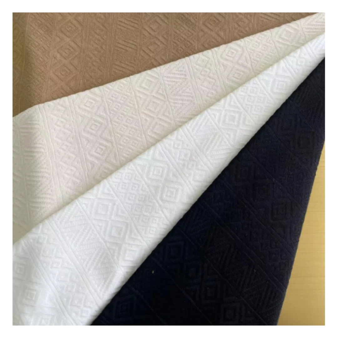 Eco-friendly Solona cool fabric 50% cotton polyester material stretch jacquard fabrics DUPONT renewable Comfortable textiles