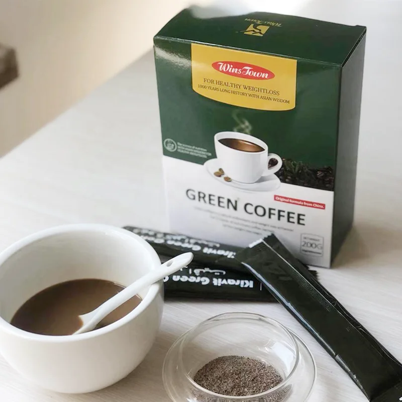 High Quality instant coffee 3 in 1 distributors wangsongtang green coffee fit slimming