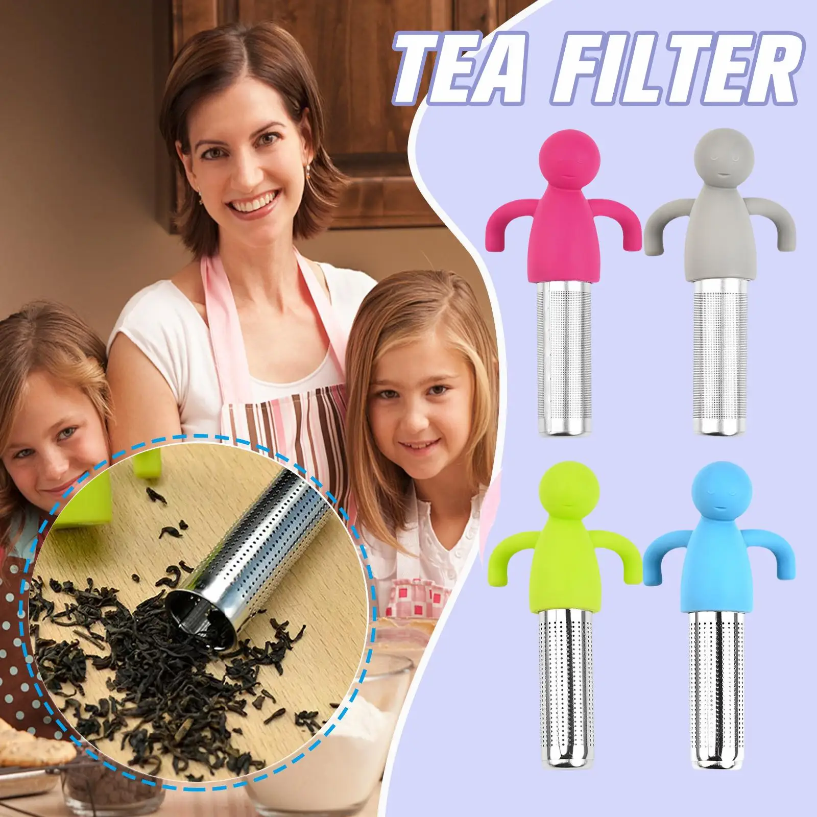 Creative Tea Infuser Strainer Sieve Stainless Steel Infusers Teaware Tea Bags Leaf Filter Diffuser Infusor Kitchen Accessories