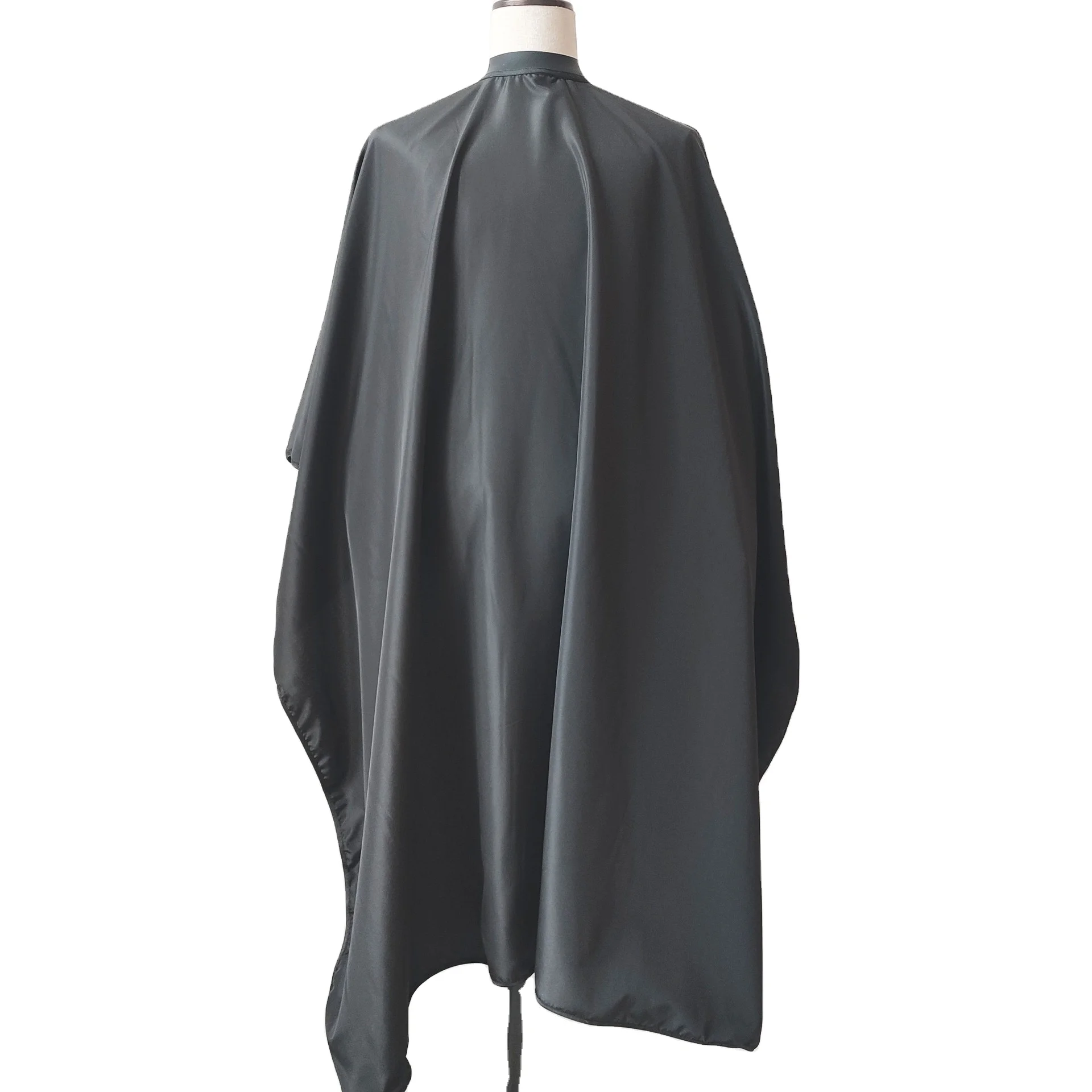 Wholesale Water Proof Polyester Hair Wig colouring waterproof salon black hair cutting cape with Window