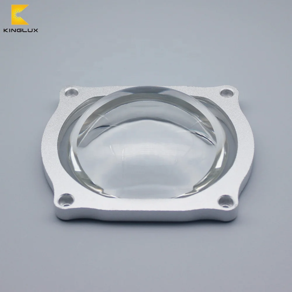 Factory price super clear wide beam 120degree glass optical lens for 3590 cob led grow light