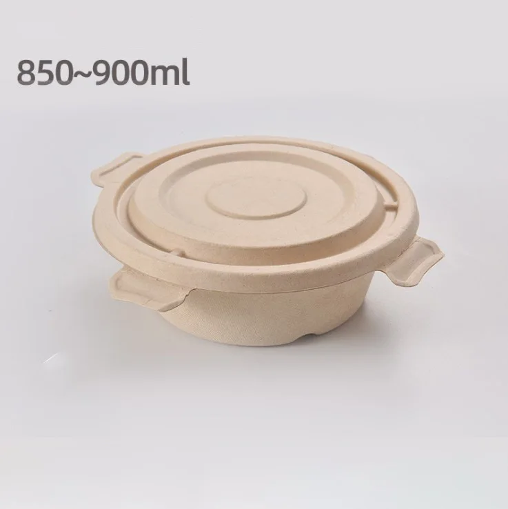 Disposable bowl thickening environmental protection round packing box