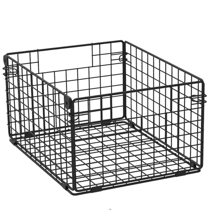 Kitchen Cabinet storage Wall Mounted hanging standing metal storage basket