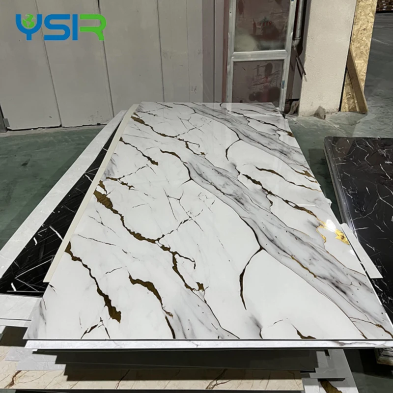 100% waterproof UV marble sheet 1220*2440mm pvc uv marble sheet thickness 2 3mm wall panel luxury style