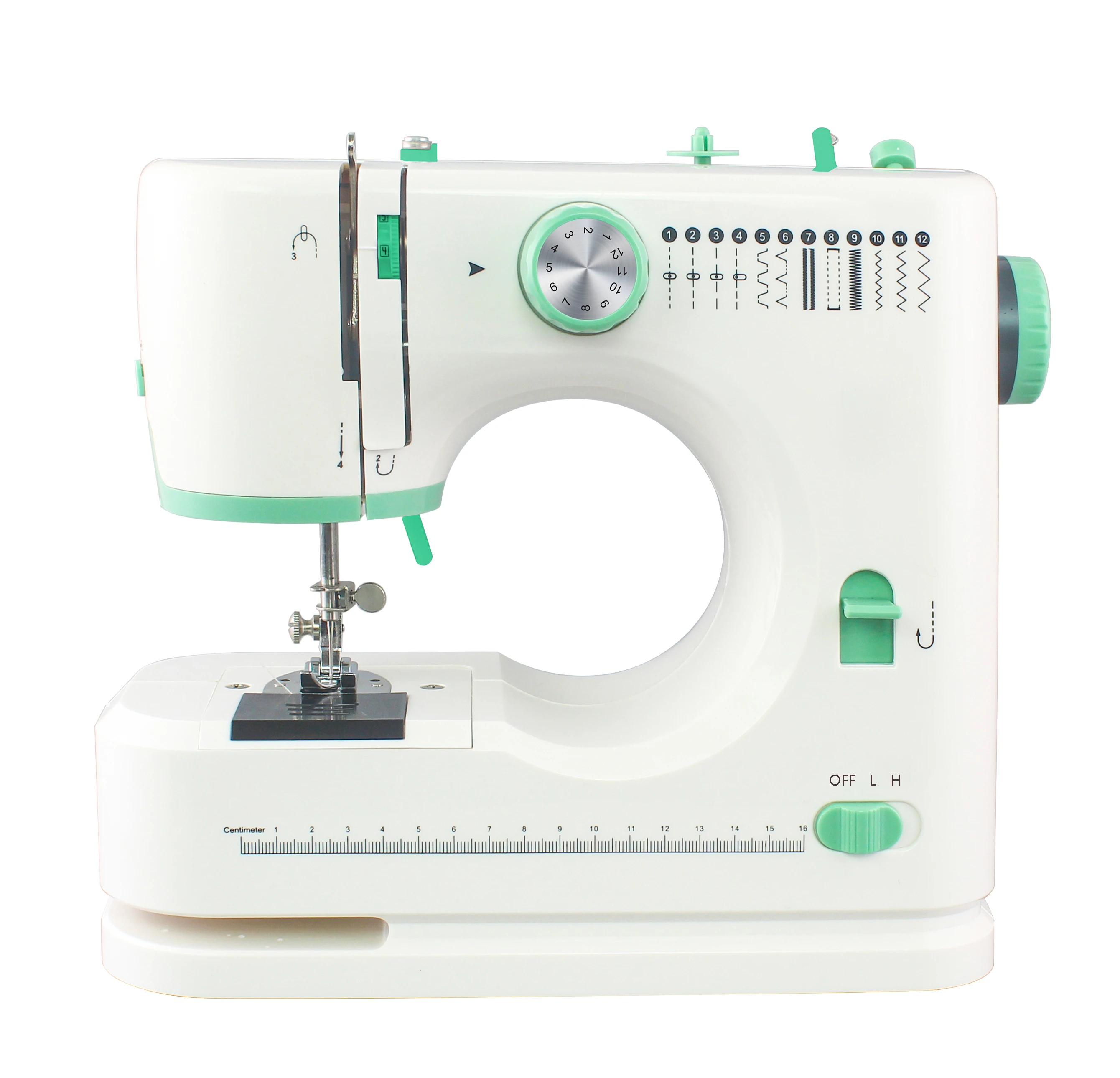 VOF FHSM-520 double speed portable overlock sewing machine apparel machinery for clothing with 12 patterns
