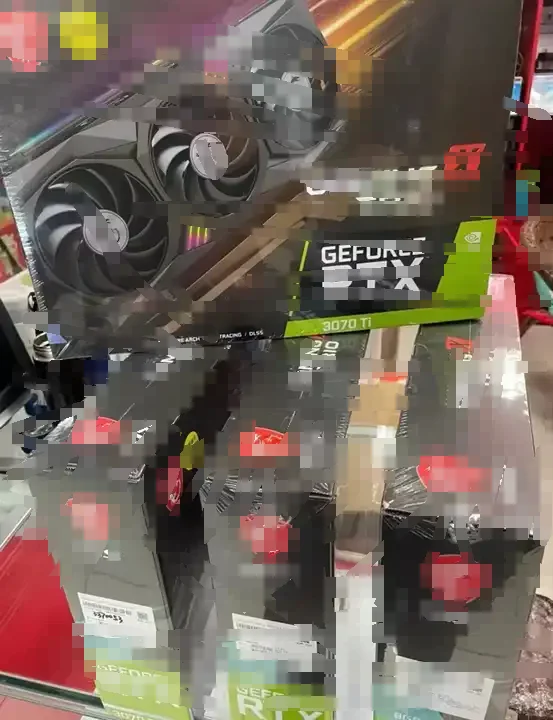 Новая игровая видеокарта ForGeforce RTX 3070 3070Ti 3080Ti 3080 8 ГБ 12 10 DDR6X 384 бит + 8-pin с тройным вентилятором
