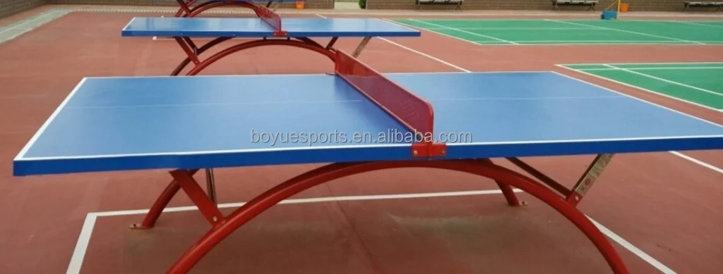 Outdoor Sports Park blue and White Table Ping Pong Table Billard Ping Pong
