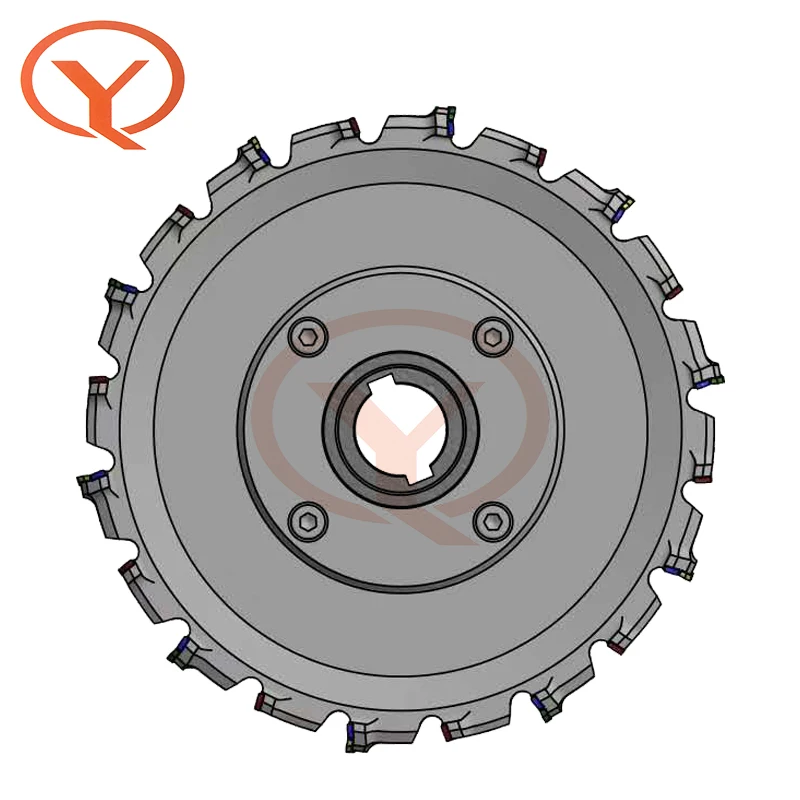 Qiye PCD торцевая фреза для поверхности головки цилиндра двигателя