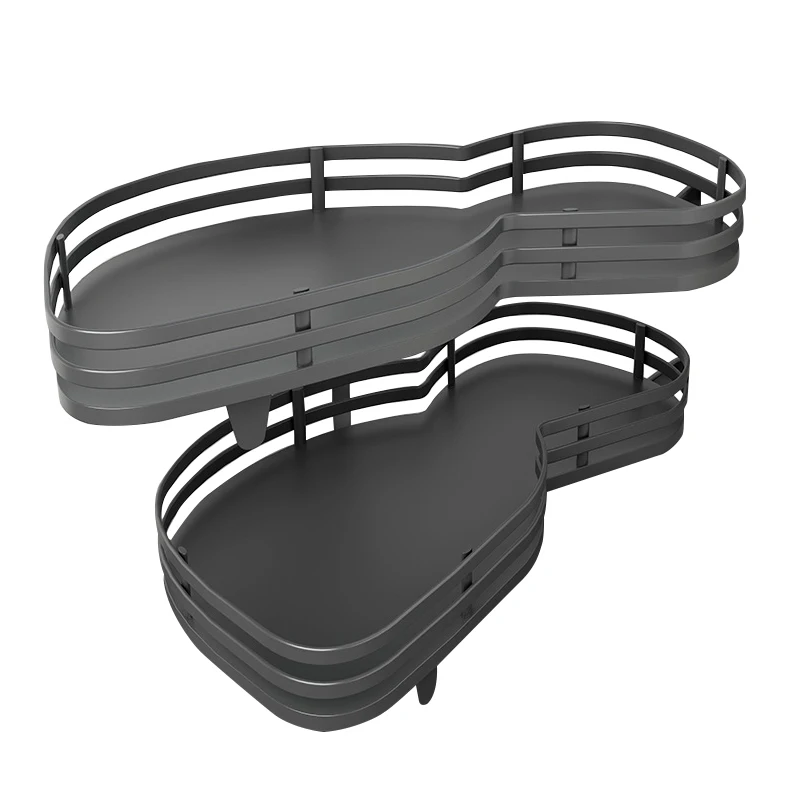 Kitchen Accessories Nano Dry Plating Material Swing Tray kitchen drawer basket magic corner