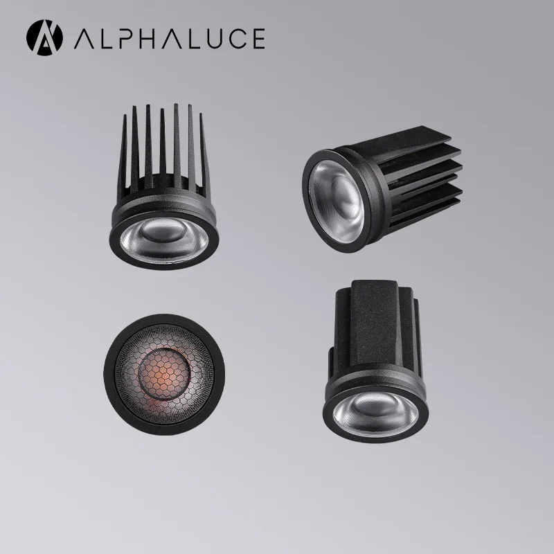 Alpha Fixed Adjustable Mr16 Cob Led Module For Downlight Replacement Gu10 Housing Body Ip44