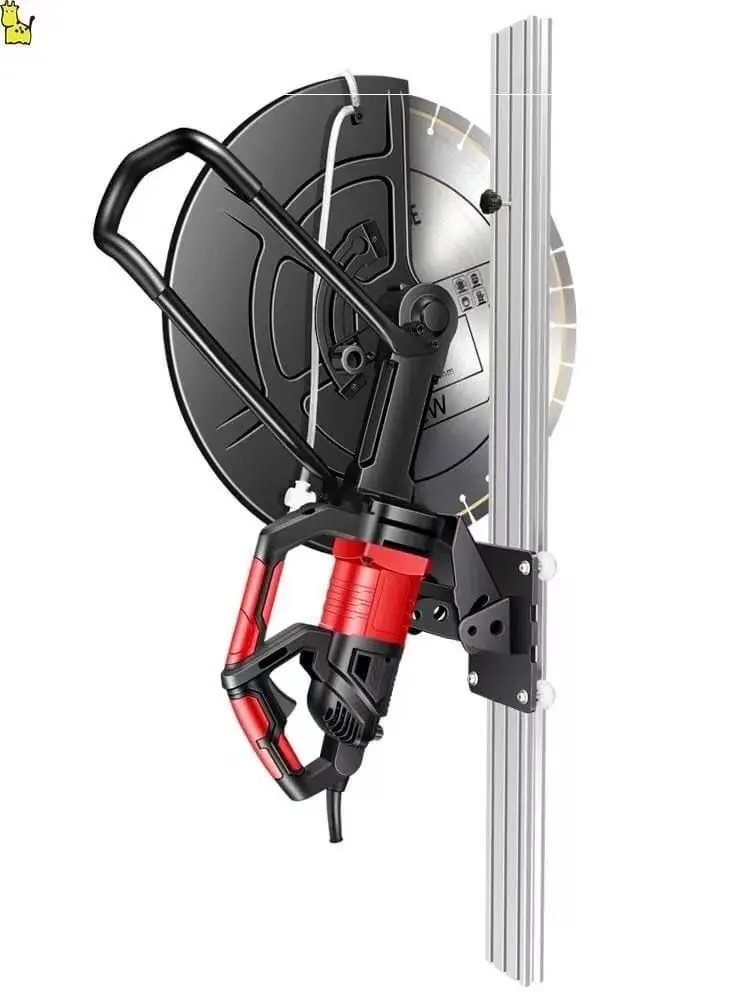 3.5 kw brush motor concrete cutter with rail