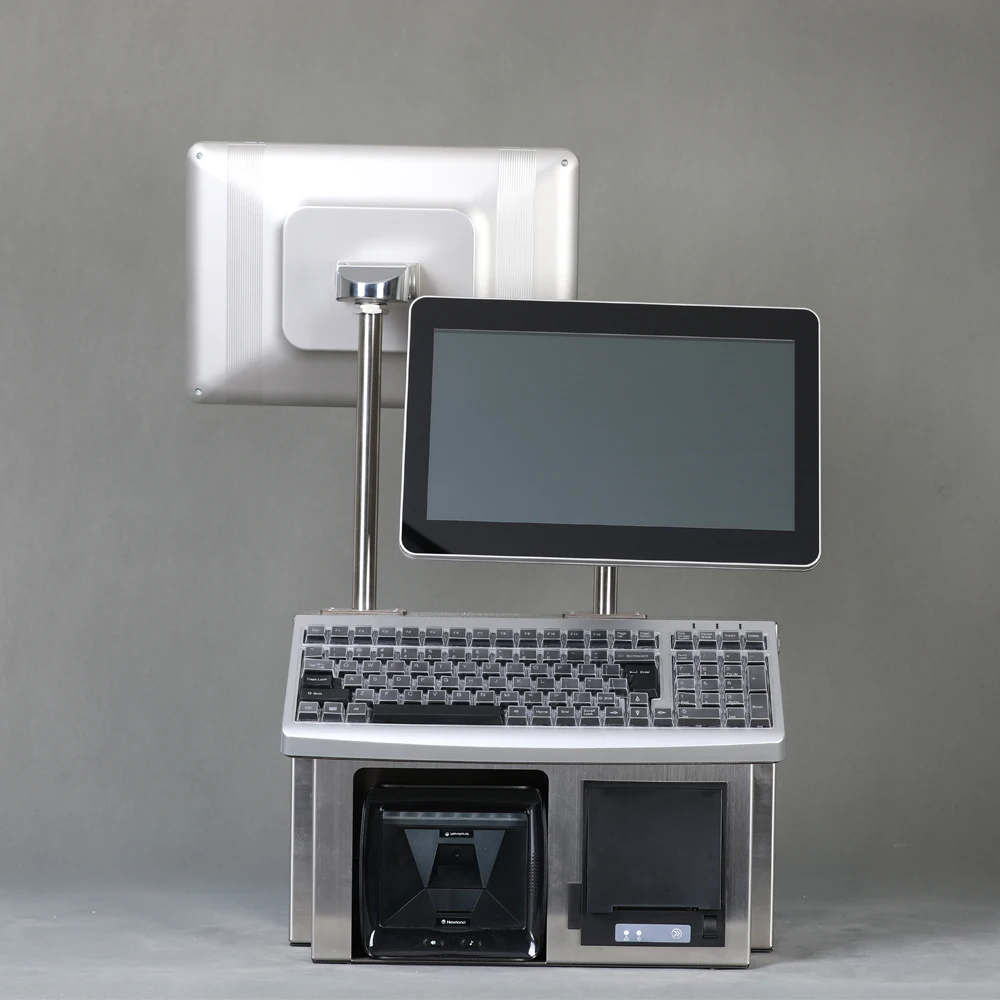 Windows 10 Pos Touch Screen Monitor Supermarket Restaurant Billing Machine Point of Sale Price