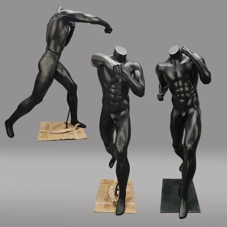Fashion Fiberglass Male Sports Muscular Mannequin Full Body Display Mannequin